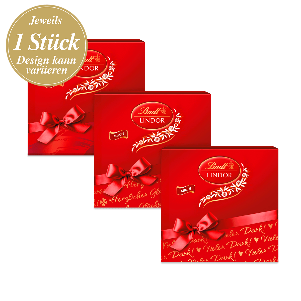 Lindt LINDOR Präsent Box Milch, 187g MHD 01/27