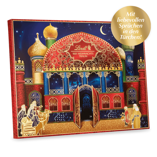 LINDT Adventskalender 1001 Weihnachts-Traum, 281g