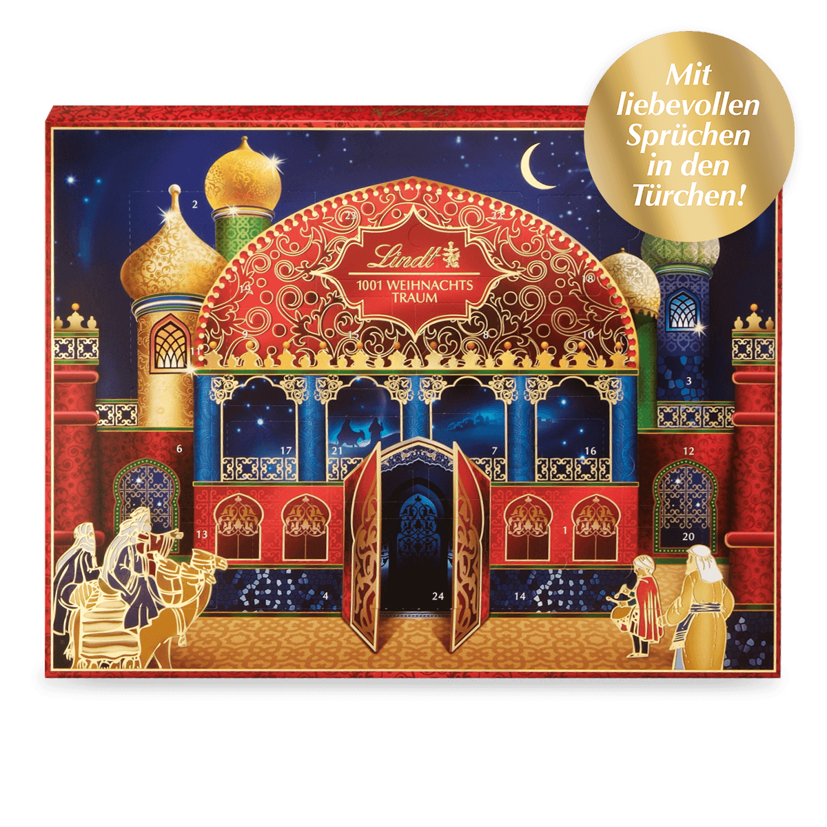 LINDT Adventskalender 1001 Weihnachts-Traum, 281g