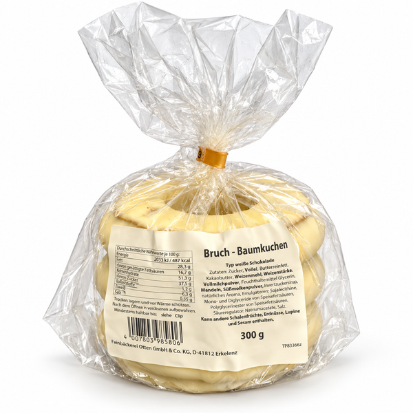 Otten Bruch - Baumkuchen Weiße Schokolade 300g