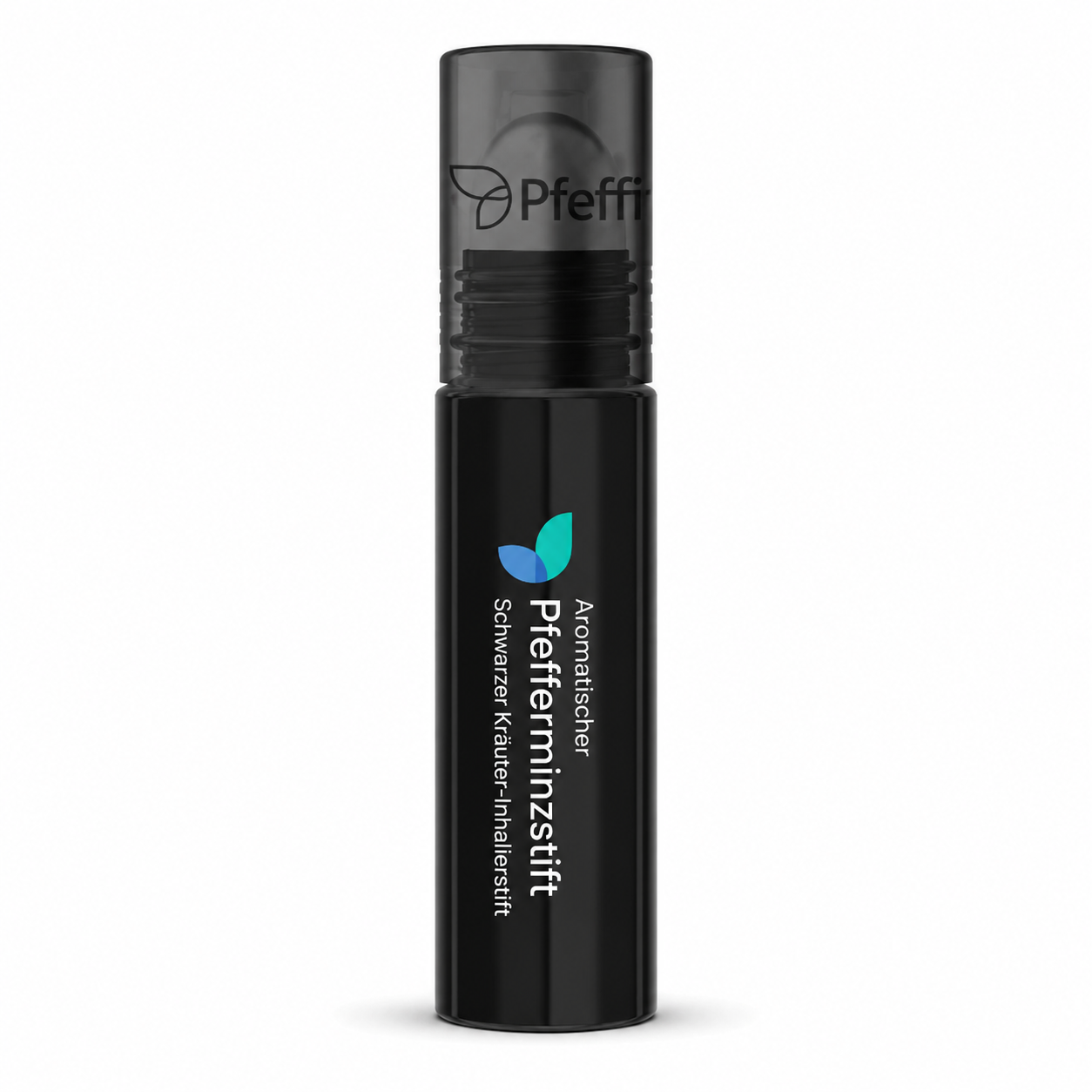 Peppermint Field Aromatic - Black Roll on Aroma Pfefferminz Metall Roller 5 ML