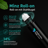 Peppermint Field Aromatic - Black Roll on Aroma Pfefferminz Metall Roller 5 ML