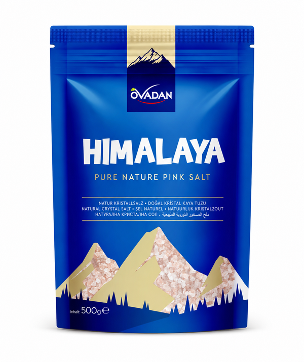OVADAN Himayala Salz 2,5-5mm Salzkristalle Grobkörnig Naturbelassen 500g