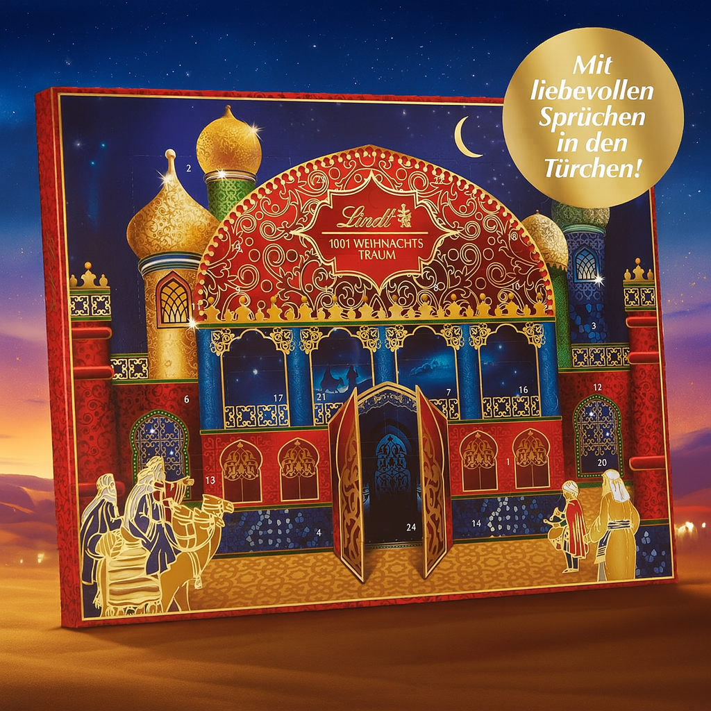 LINDT Adventskalender 1001 Weihnachts-Traum, 281g