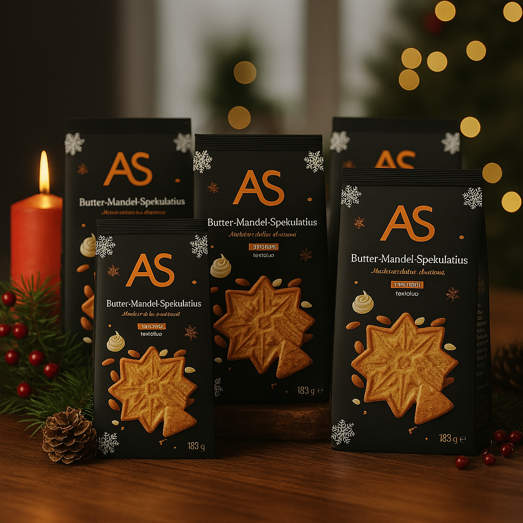 Aachener Mandel-Butterspekulatius nach Hausrezept 5 x 185 g extra dünn knusprig |  925g | MHD:  06/2026