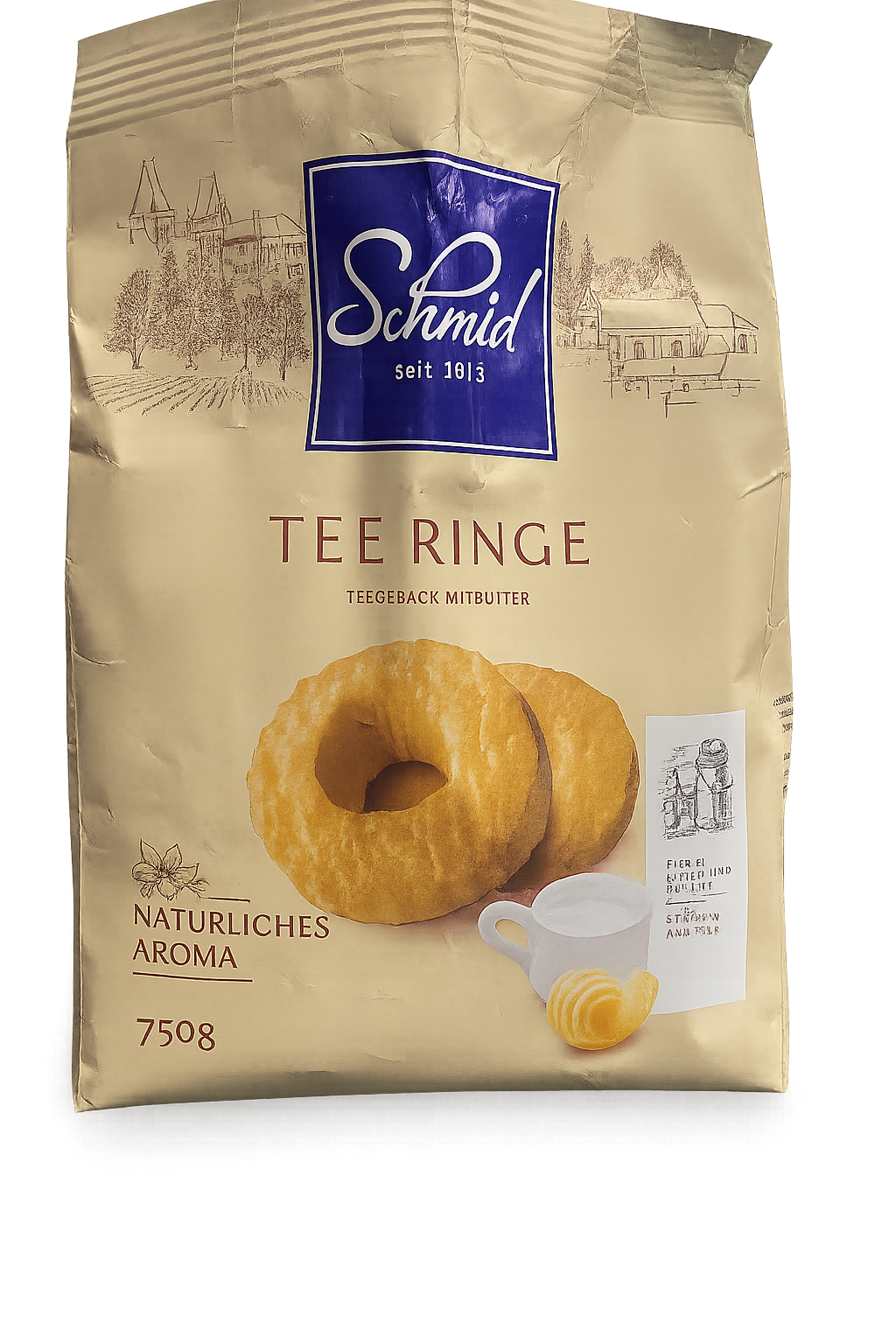 Schmid | TEE RINGE |  Teegebäck mit Butter | 750g