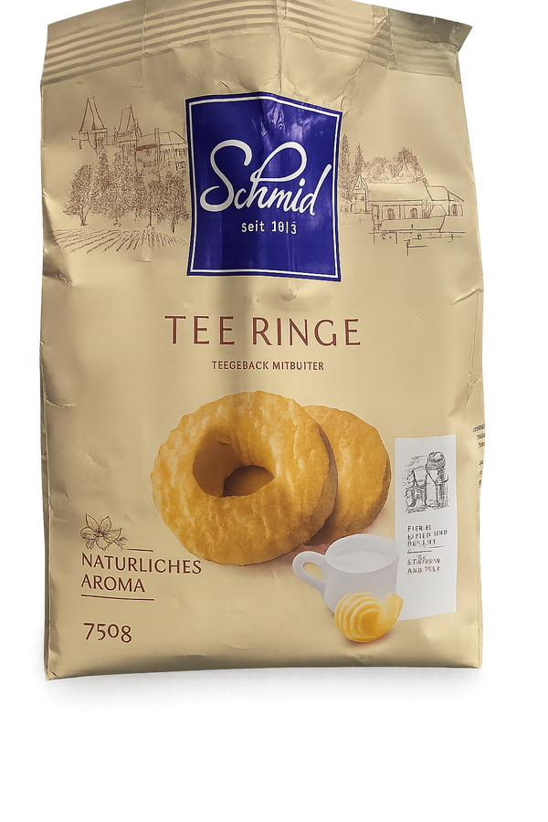 Schmid | TEE RINGE |  Teegebäck mit Butter | 750g