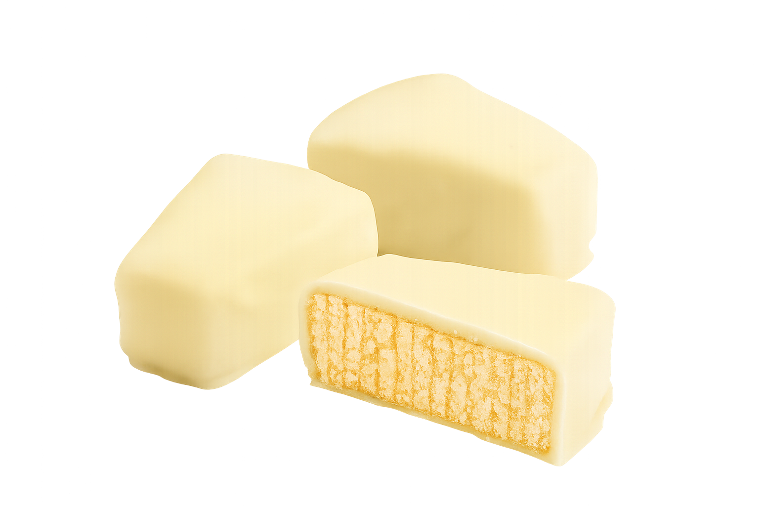 Weisse Baumkuchenspitzen in weisser Schokolade | II. Wahl | OHNE Alkohol | 750g | MHD 03/26