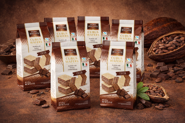 Feiny Biscuit Cubus Wafers Kakao 6x 125g | 750g