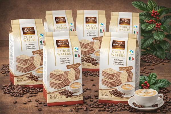 Feiny Biscuit Cubus Wafers Cappuchino 6x 125g | 750g