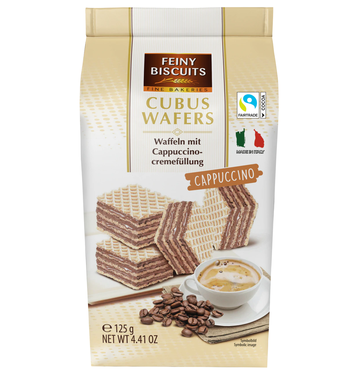 Feiny Biscuit Cubus Wafers Cappuchino 6x 125g | 750g