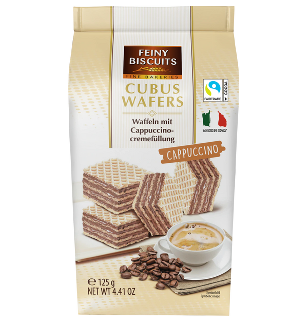 Feiny Biscuit Cubus Wafers Cappuchino 6x 125g | 750g