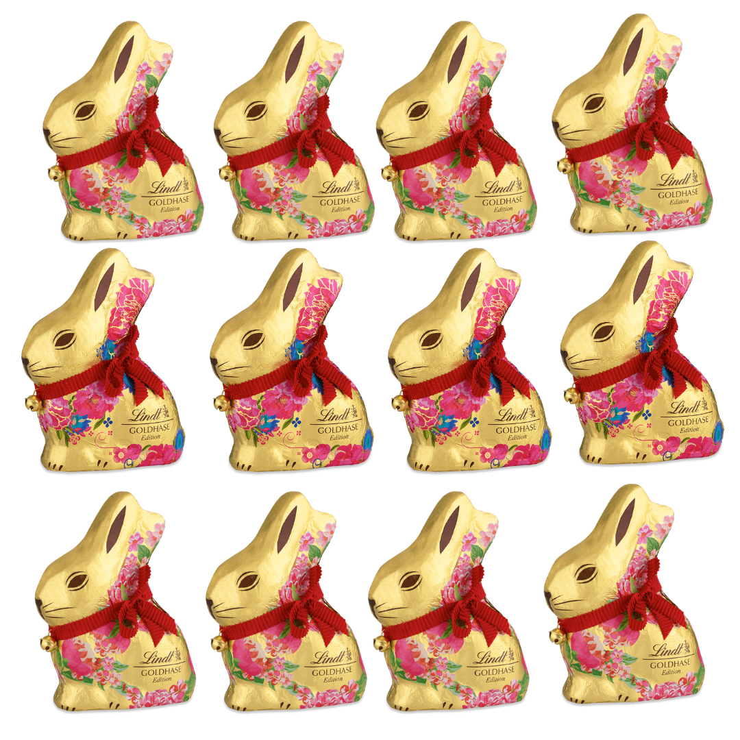 Lindt Goldhase Vollmilch BLUMEN-EDITION 200g