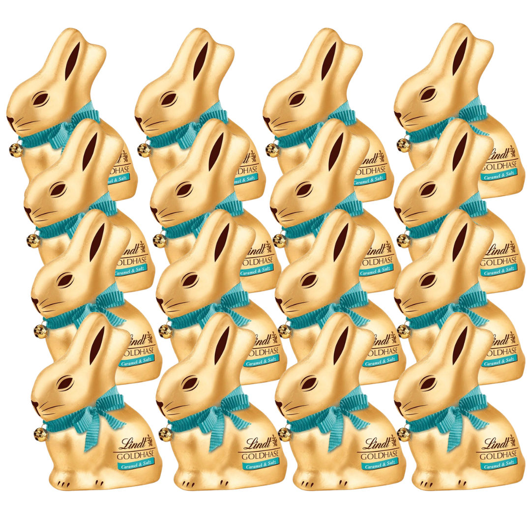 Lindt Goldhase  Osterhase CARAMEL & SALZ 100g