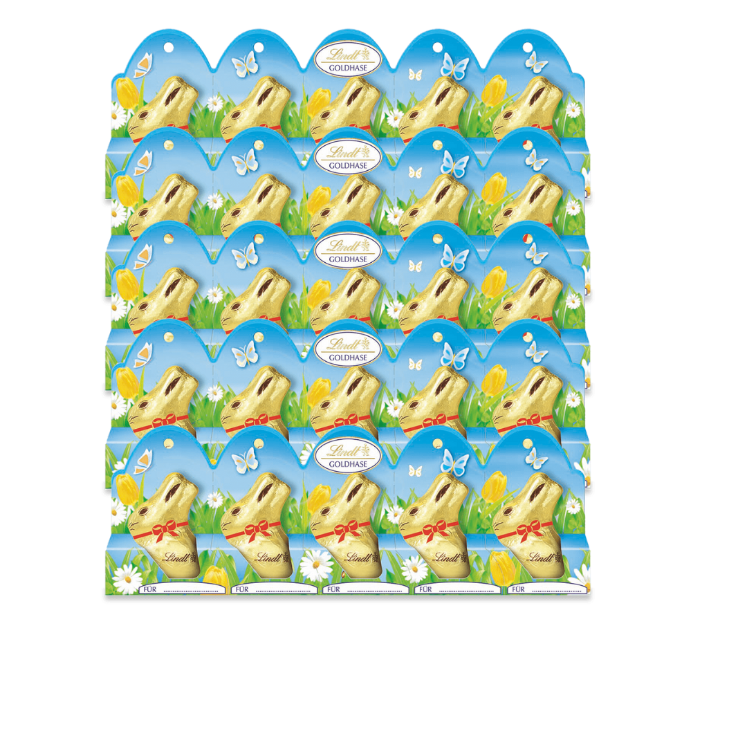 Lindt Mini GOLDHASE 5x10g Vollmilch 50g