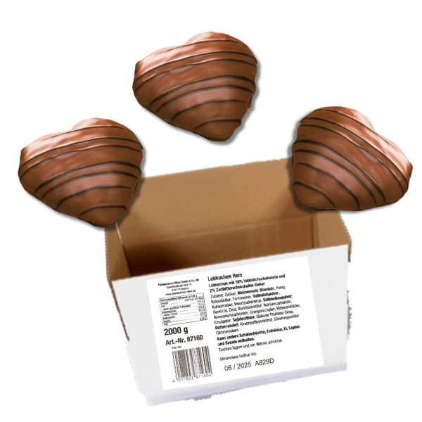 Feinbäckerei Otten Lebkuchen Herzen 2000g