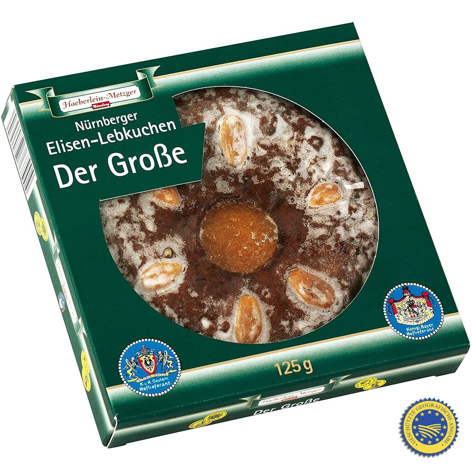 Haeberlein Metzger Der Große Elisenlebkuchen (1 x 125 g)