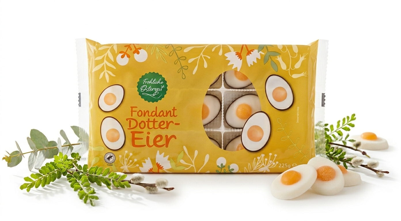 Fondant Eier Ei Dotter-Fröhliche Osterzeit 225g