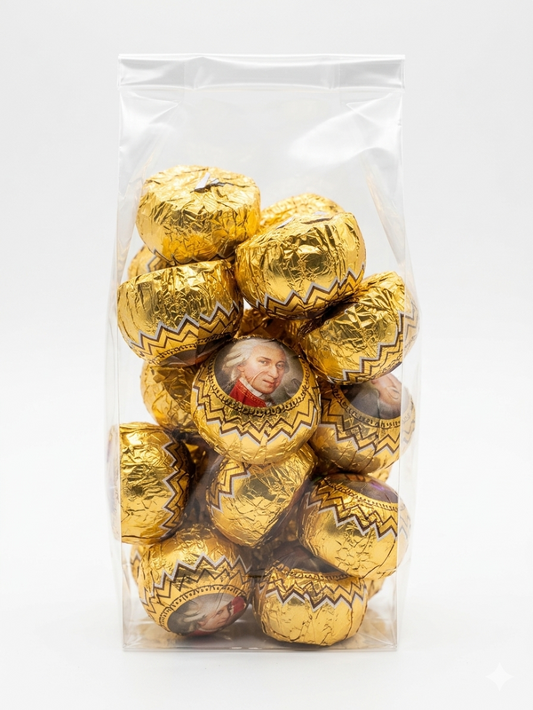 Henry Lambertz Mozart-Kugeln – Zartbitter Feinste Pralinen mit Pistazien-Marzipan und Nougat SE 400g