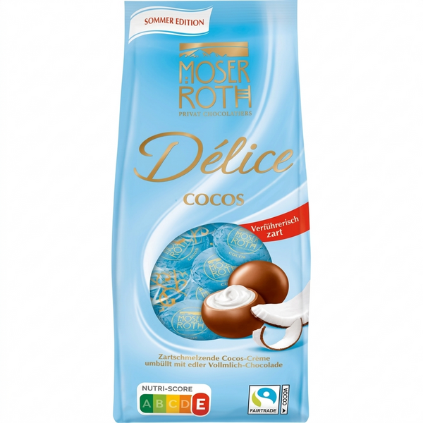 MOSER ROTH - Sommer Pralinen 140 g - Delice Kugeln