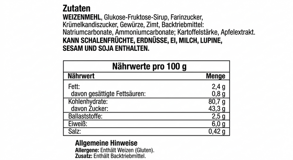 Kinkartz Lose Ware Aachener Kräuterprinten VEGAN 4000g |  ggA verifiziert