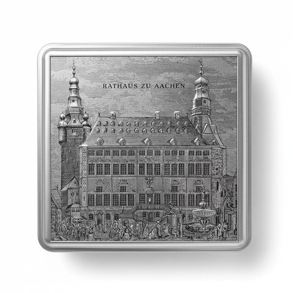 Lambertz Rathaus Dose gefüllt mit Petits Soleils 500g