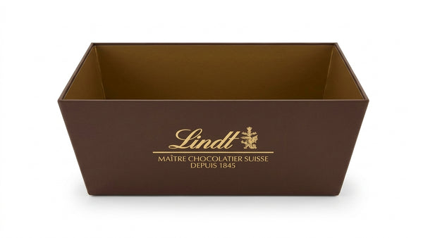 Lindt leere Geschenkbox Hamper Box zum selber befüllen 2 verschiedene Größen verfügbar
