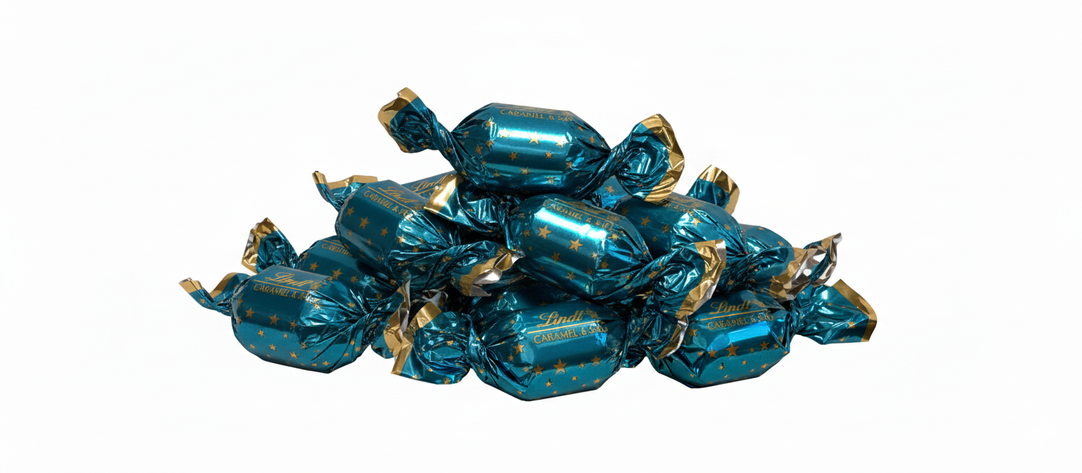Lindt Caramel & Salz Zapfen Vollmilchschokolade mit Karamell-salz-Füllung 600g