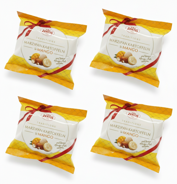 4x 100g Zentis Marzipan Kartoffeln Typ MANGO 400g MHD 30.04.2026