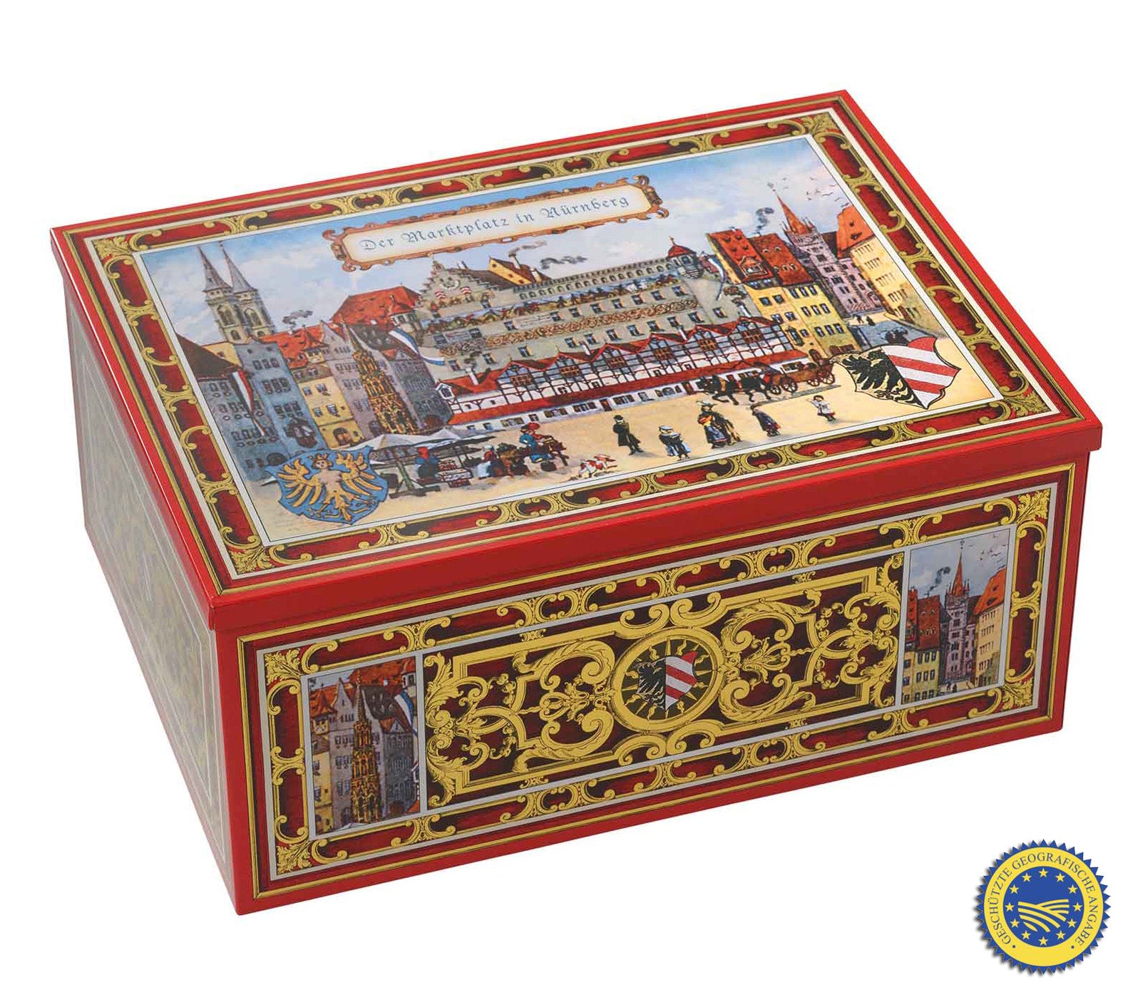 Nürnberger Christkindlesmarkt Truhe Haeberlein Metzger Elisen (1 x 1.75 kg)