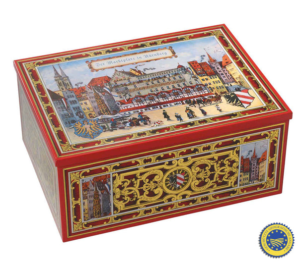 Nürnberger Christkindlesmarkt Truhe Haeberlein Metzger Elisen (1 x 1.75 kg)