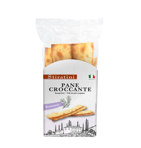 Stiratini | Knusperbrot Rosmarin - Pane Croccante | 4x140g | 560g