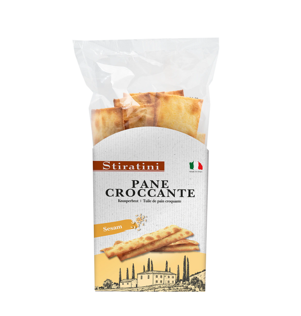 Stiratini | Knusperbrot Sesam - Pane Croccante | 4x140g | 560g