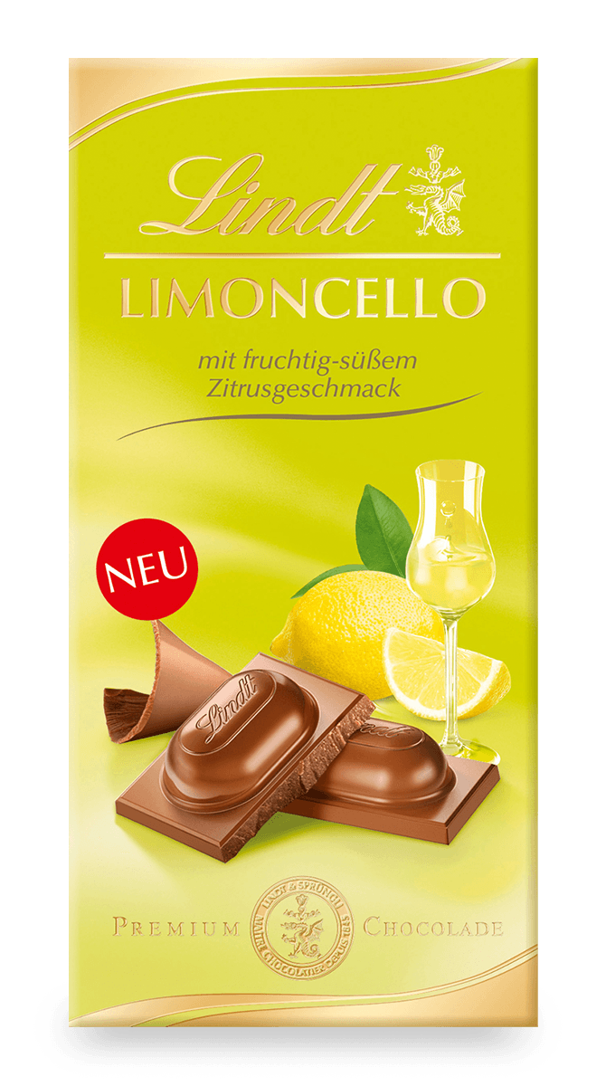 Lindt Limoncello Vollmilch Tafel 100g