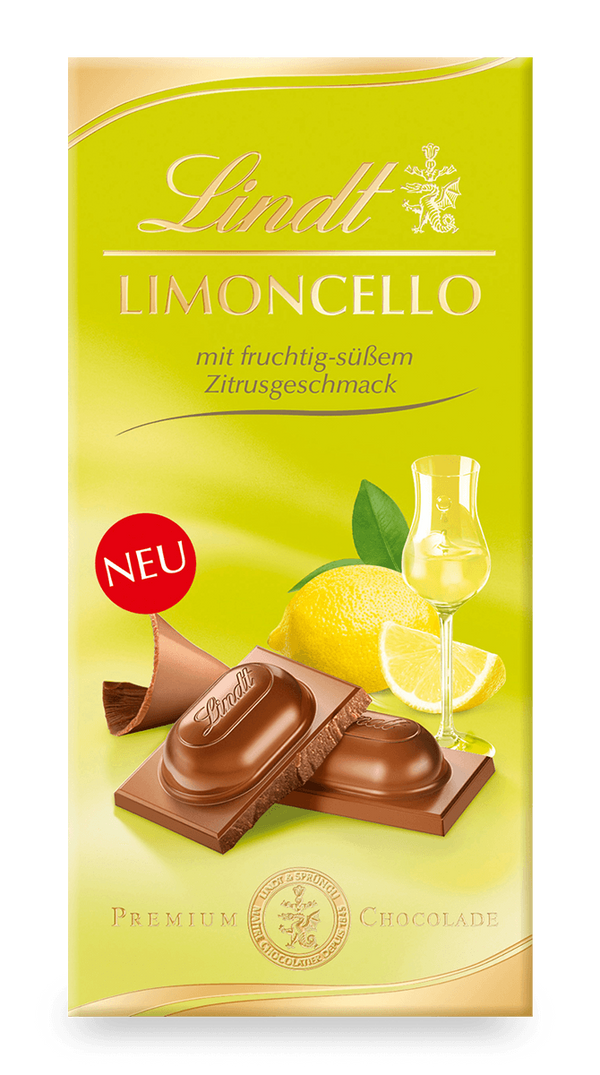 Lindt Limoncello Vollmilch Tafel 100g