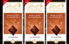 3x EXCELLENCE Pailleté mit feinem Gebäck, 100g- LINDT | 3x 100 g Tafel | Edelbitter / Feinherb | 300g