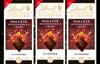3x EXCELLENCE Pailleté mit feinem Gebäck & Caramel, 100g- LINDT | 3x 100 g Tafel | Edelbitter / Feinherb | 300g