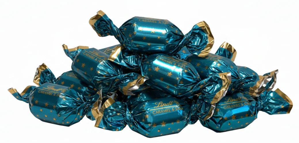 Lindt Caramel & Salz Zapfen 600 g Vollmilchschokolade mit Karamell-salz-Füllung