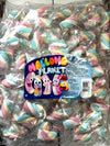 Marshmallows Rainbow Twisters x 100 Stück Karneval Fasching Wurfmaterial - 650 g