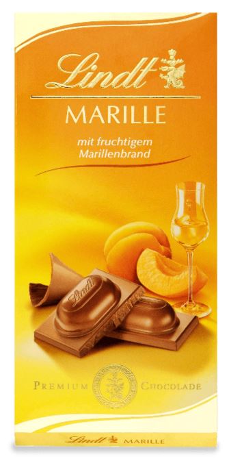 Lindt Alkohol-Spezialitäten Set Tafeln 5 x 100g
