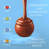 LINDOR Vollmilch Mischung 1 KG Beutel, 80 Kugeln in 4 Sorten (Milch, Pistazie, Milchcrème, Caramel) Lindt Schokolade