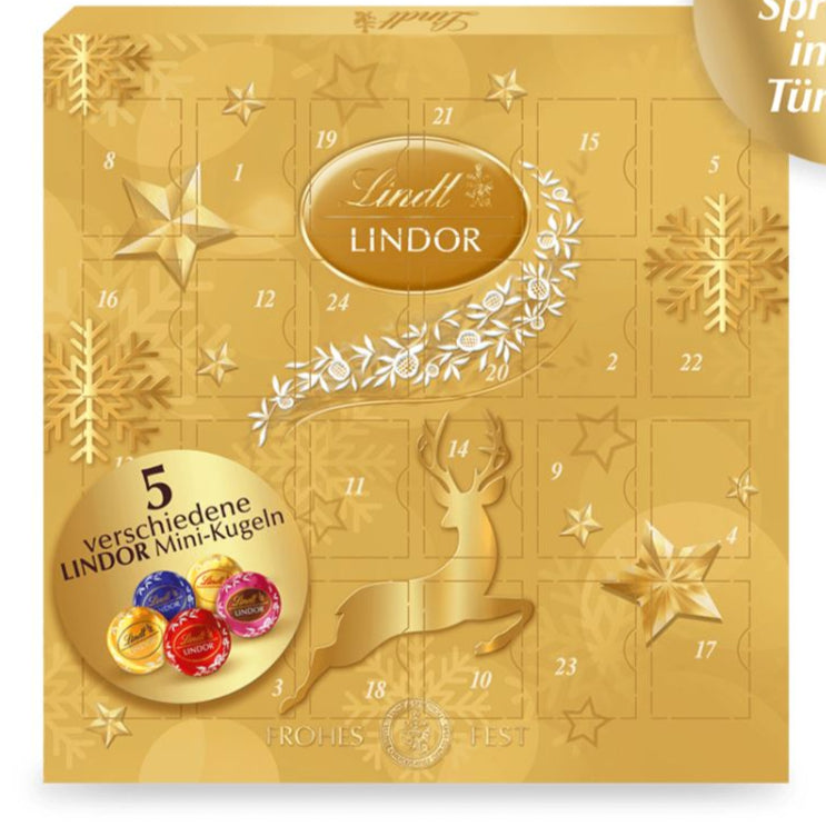 Lindt | LINDOR Mini Adventskalender | 109g je Kalender