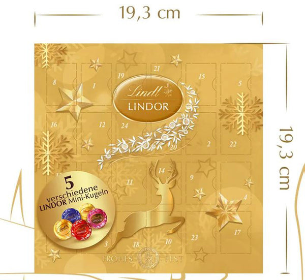Lindt | LINDOR Mini Adventskalender | 109g je Kalender