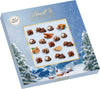 Lindt Mini Pralinen ( 16 Stück) Weihnachtszauber | vier unterschiedliche Sorten | 90g