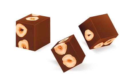 Lindt 41% Nuss NUXOR MIX Gianduja weiss vollmilch und dunkle  500g Beutel