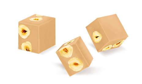 Lindt 41% Nuss NUXOR MIX Gianduja weiss vollmilch und dunkle  500g Beutel