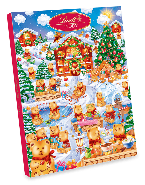 LINDT TEDDY Wimmelbild Adventskalender, 265g