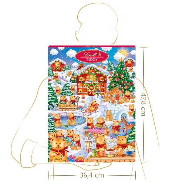 LINDT TEDDY Wimmelbild Adventskalender, 265g