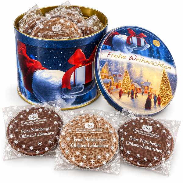 Haerbelein Metzger Elisen Dose "Frohe Weihnachten" 250g