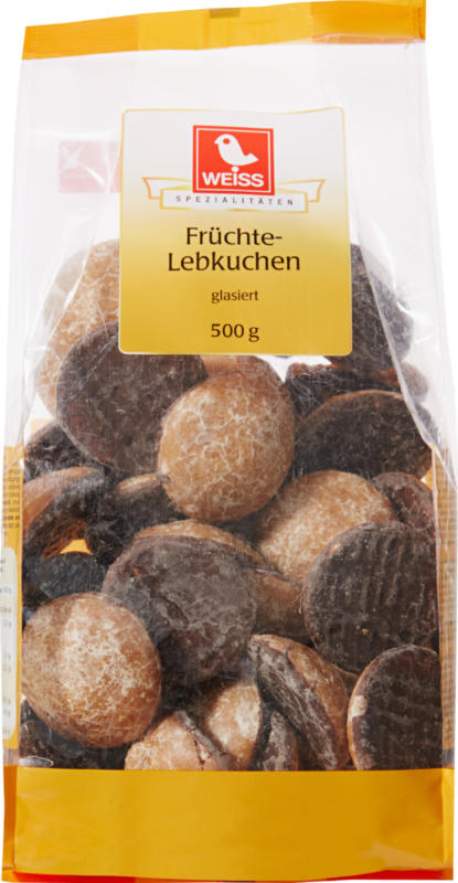 Weiss Früchtelebkuchen (500g Beutel) MHD 4/2026
